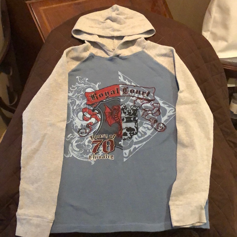 Canyon River Blues large boys thermal hoodie
